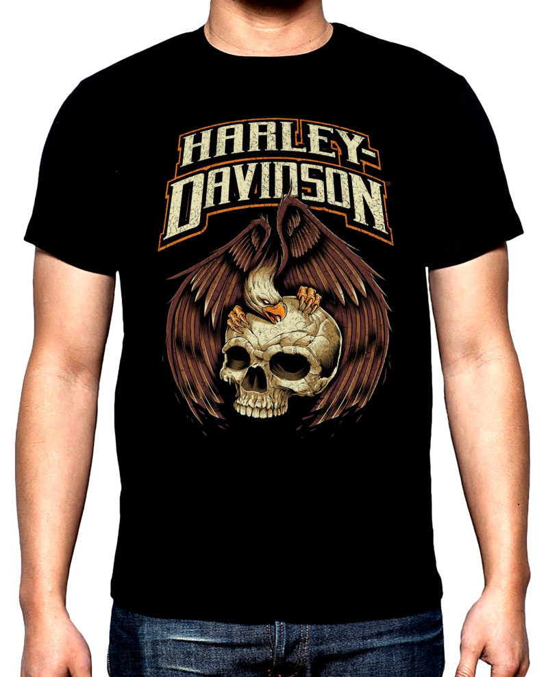 Тениски Harley Davidson, 2, Харлей Дейвидсън, рокерска мъжка тениска, 100% памук, S до 5XL